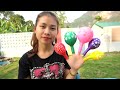 Finger Family Song ( Mommy Finger ) Balloon Version