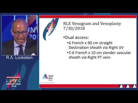 Hatch D1- Is There Any Role for Endovascular Therapy for Femoral-Popliteal DVT? - Dr. Lookstein
