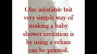Invitation  For Your Baby ShowerLooking