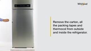 Whirlpool Frost Free Refrigerator Unpacking and Installation