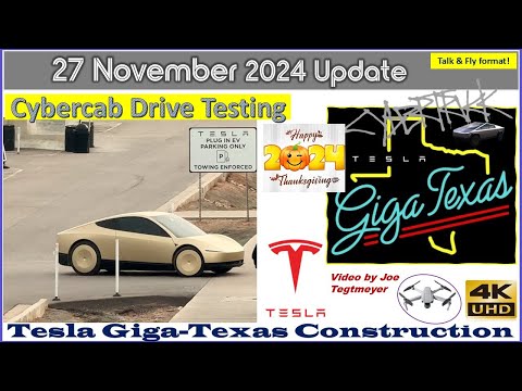 Cybercab Testing, New Megapack Site, & Castings Everywhere! 27 Nov 2024 Giga Texas Update (07:10AM)
