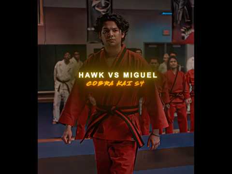Miguel Vs Hawk💀🔥 | Cobra Kai {4K} | Montagem Batchi [Slowed]