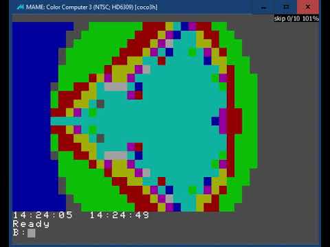 mandelbrot basic09 6809 - BASIC09 speed demo