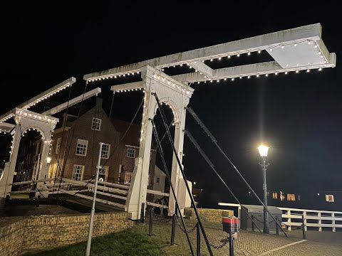 Live wandeling🚶kerstverlichting in Enkhuizen 🎄