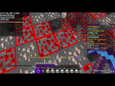 Huzuni 1.8 Using Nuker on PurplePrison!