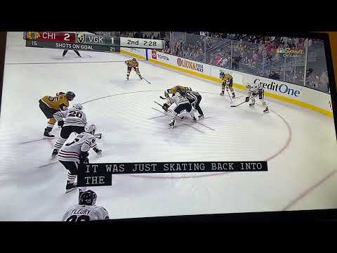 Chicago Blackhawks @ Vegas Golden Knights initial reaction
