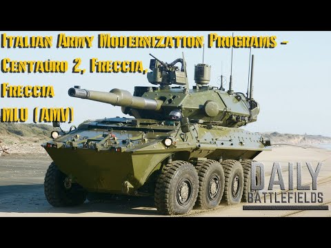 Italian Army Modernization Programs - Centauro 2, Freccia, Freccia MLU AMV (Part 2 of 5)