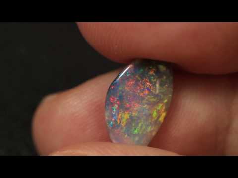 RED BLACK OPAL LIGHTNING RIDGE 1.70 cts