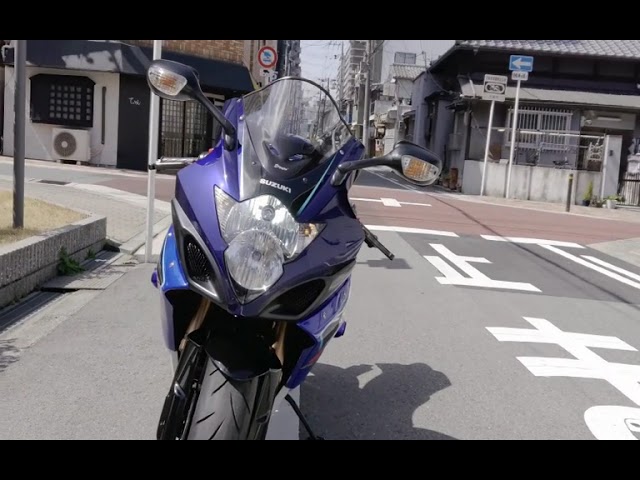 GSX-R1000/スズキ K5 チタンフルエキ ナイトロンリアサス バック