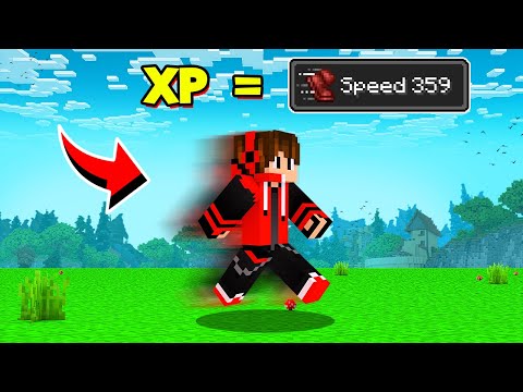 Minecraft, But Your XP = Your Speed....