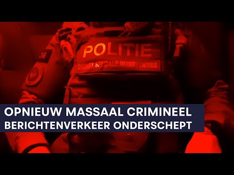 Politie Landelijke Eenheid - Opnieuw massaal crimineel berichtenverkeer onderschept