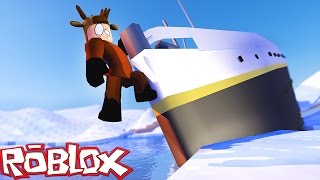 SURVIVE THE SINKING SHIP IN ROBLOX! (Roblox The Titanic)