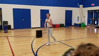 Logan Leonard 2019 talent show freddie mercury