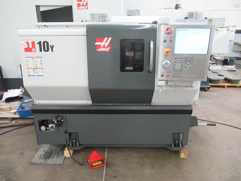 Haas ST-10Y CNC Turning Center with Live Tooling and Rhinobar Feed