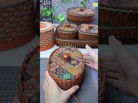 Easy DIY Jewelry Basket with Rope and Foam Board #handmade #diy #craft