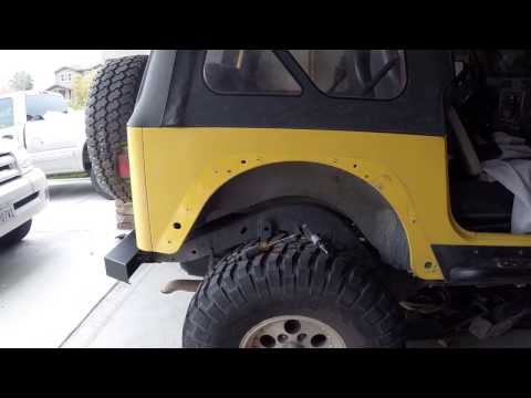 Rear Fender Install