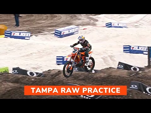 Tom Vialle about first Supercross Race / Webb, Plessinger, Lawrence Tampa RAW PRACTICE 2023