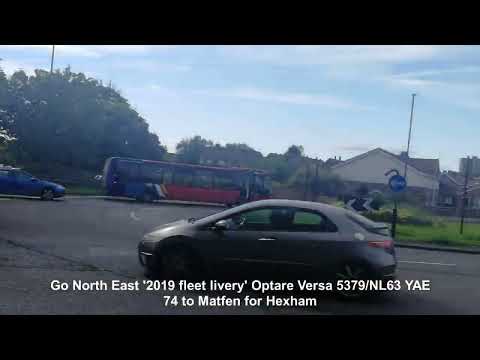 Go North East Optare Versa 5379/NL63 YAE | 74 to Matfen for Hexham | Slatyford