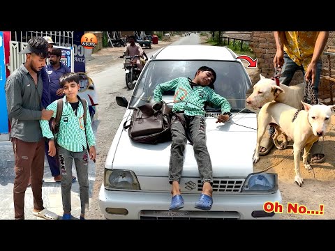 ARSLAN KEEP THIS ACADEMY CHOR TIED WITH THE CAR 😱 FEMALE DOG HAS COME 😍