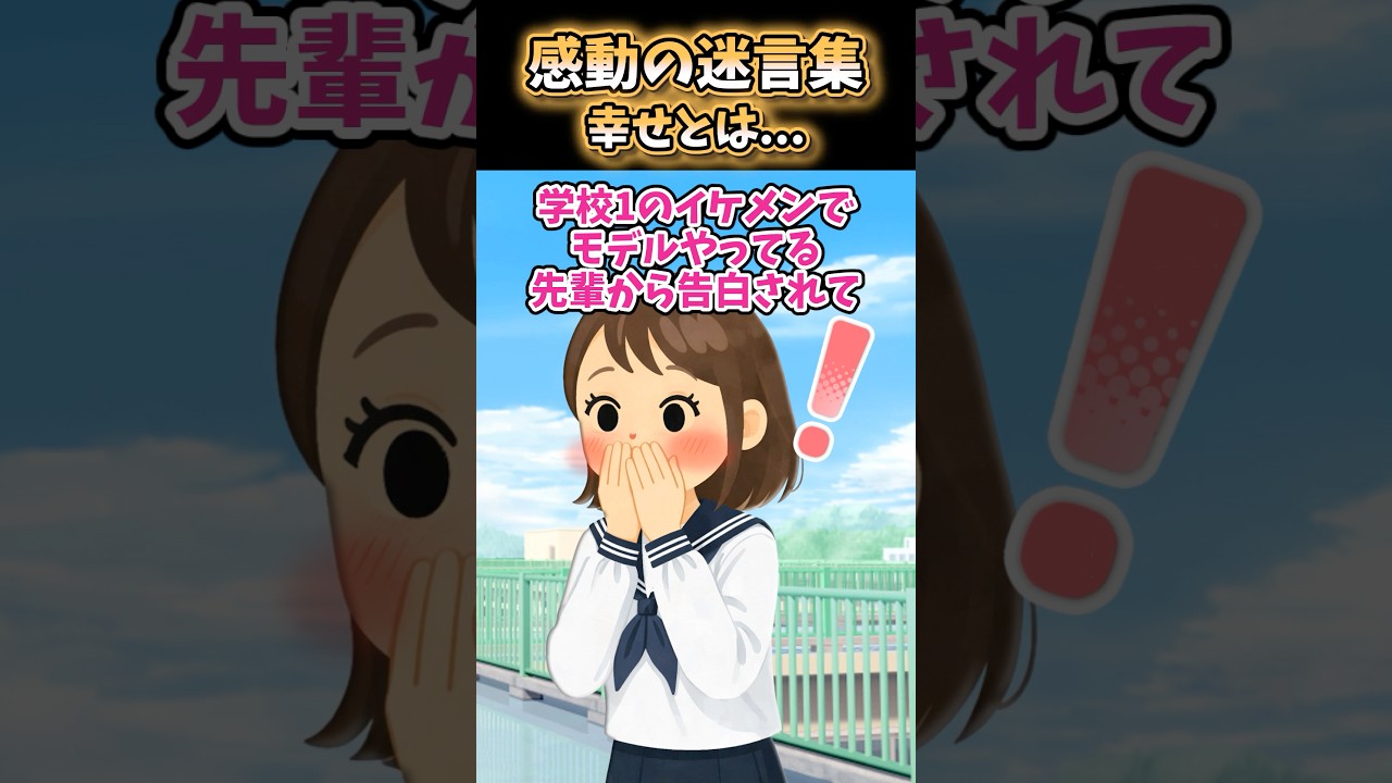 告白の返事より怖かった…私が本当に言えなかったこと【感動創作】