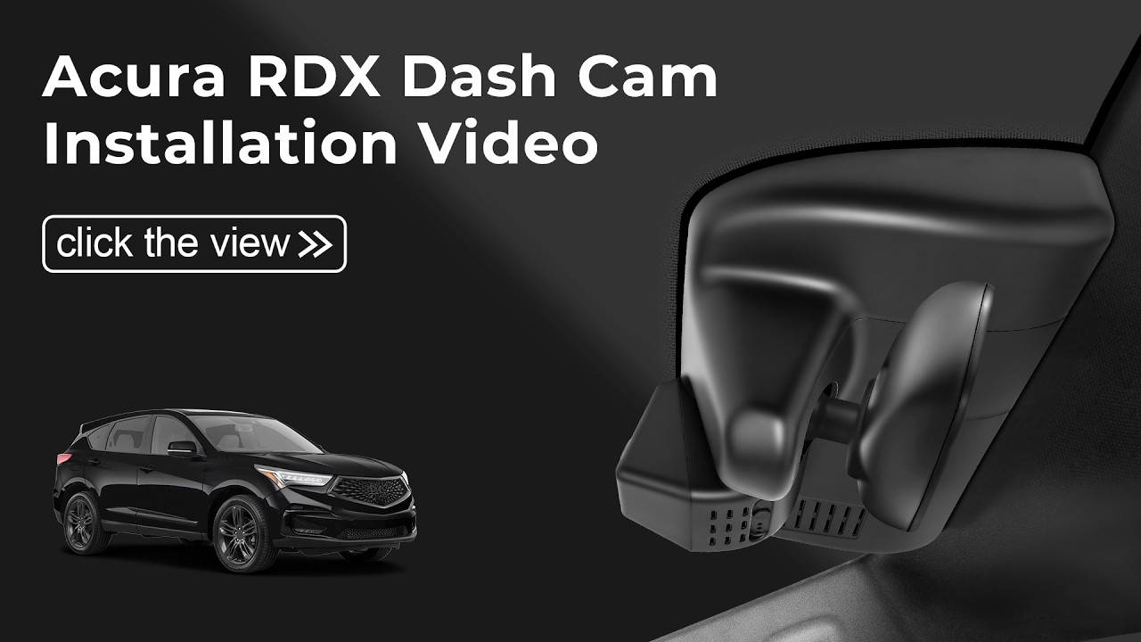  Acura RDX 2019–2025 Custom OEM Dash Cam Installation, 062A