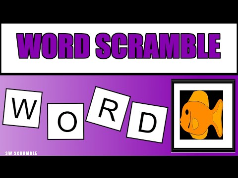 4-Letter Scramble Words- Jumble Word Game- Guess the Word Game | SW Scramble #4