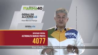 Vídeo original da minha propaganda eleitoral à Deputado Federal, Astronauta Marcos Pontes, #4077.