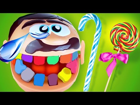 Мистер Зубастик Испорченные зубы Видео с игрушками Плэй До
