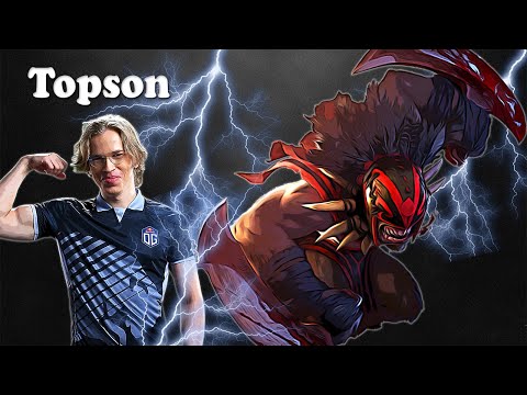 Topson - Bloodseeker Midlane | Dota 2 7.28b Gameplay