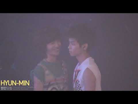 090724 뮤직뱅크 종현&태민 귓속말