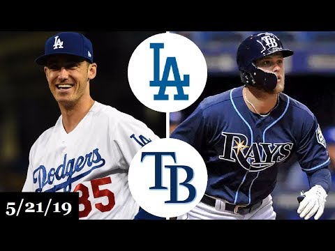 Los Angeles Dodgers vs Tampa Bay Rays - Full Game Highlights | May 21, 2019 | 2019 MLB Season