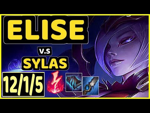 SEONGHWAN (ELISE) vs SYLAS - 12/1/5 KDA JUNGLE CHALLENGER GAMEPLAY - KR