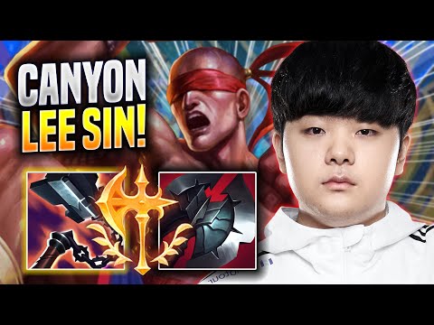 CANYON IS SO GOOD WITH LEE SIN! - DK Canyon Plays Lee Sin JUNGLE vs Nidalee! | Season 2023