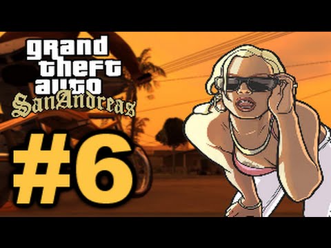 GTA San Andreas Walkthrough w/ Cheats (Commentary) Part 6 -Train Wreck