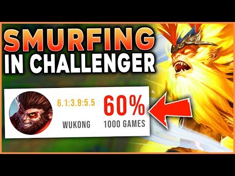 #1 WUKONG WORLD SHOWS HOW TO STOMP CHALLENGER TOP LANERS (LANE GOD) - League of Legends