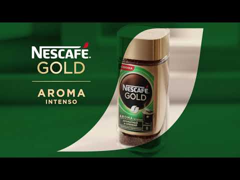 Миниатюра изображения товара Кофе растворимый Nescafe Gold Aroma Intenso с добавлением молотого (85г)