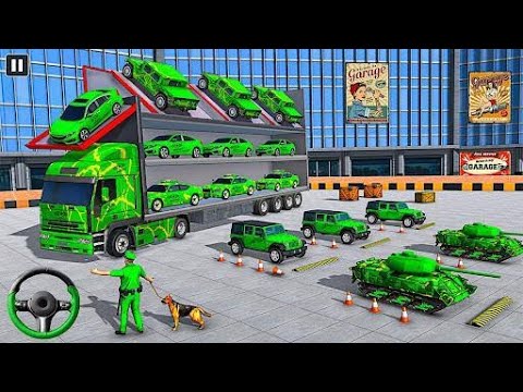Army Vehicle  Transport Truck : Robot Game - Android GamePlay | Walk through a Game