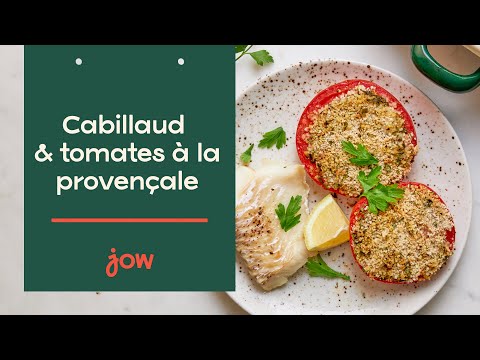 Recette du Cabillaud & tomates à la provençale