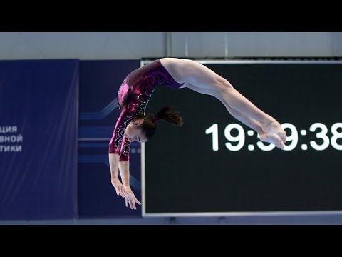 КУСТОВА Диана - Упражнения на бревне - Всероссийская спартакиада сильнейших - CII
