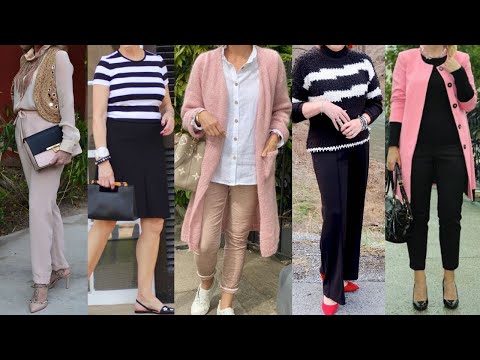 LOOKS MODERNOS Y SENCILLOS para MUJERES de 50 60 70 80 AÑOS