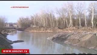 Сунжа неожиданно повернула в сторону станицы Петропавловской 