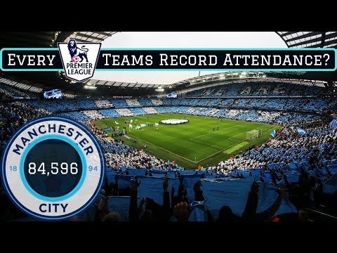 Ranking EVERY Premier League Teams Record Attendance