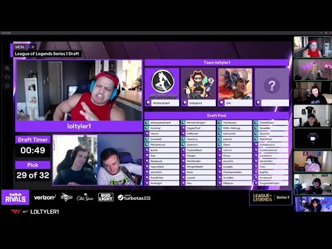 TYLER1 Loses His First Pick Of Twitch Rivals || LEAGUE OF LEGENDS SERIES 1