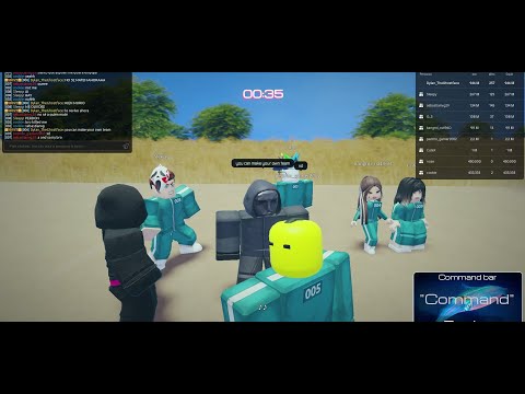 Roblox | Squid Project: Being the Frontman in the games With my Fans