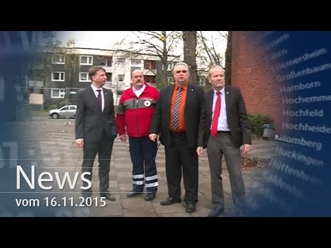 STUDIO 47 News 16.11.2015 | SPD-POLITIKER BEGUTACHTEN NOTUNTERKUNFT IN DER GLÜCKAUF-HALLE