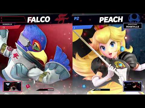 Mudomo (Falco) vs Jimrude (Peach) -  Winners Semi-Final  - Super Smash Sundays #4