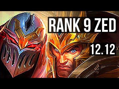 ZED vs JARVAN IV (JNG) | 7/2/8, Rank 9 Zed | KR Challenger | 12.12