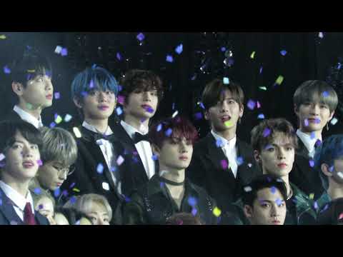 191227 KBS 가요대축제 투모로우바이투게더(TXT) 엔딩 영상 리액션 + 단체 엔딩곡 지구별 여행자  Full