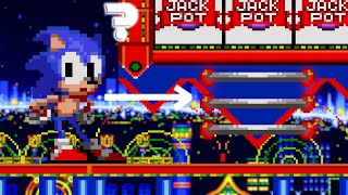 What happens if you get a jackpot in Sonic 2 XL