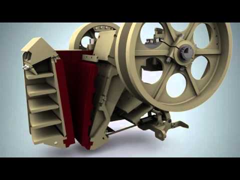 Jaw Crusher Animation   YouTube